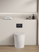 POSEIDON ELVERA TORNADO WALL FACED FLOOR PAN GLOSS WHITE