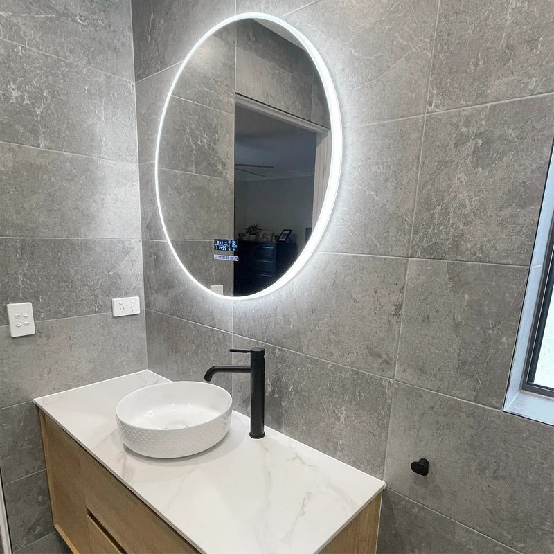 OTTI BRONTE LED MIRROR ROUND WITH BLUETOOTH SPEAKER 800MM