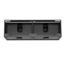 OTTI LAGUNA BLACK AMERICAN OAK 1500MM DOUBLE BOWL WALL HUNG VANITY