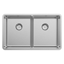 ABEY LUCIA DOUBLE BOWL KITCHEN SINK STAINLESS STEEL 724MM