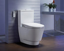 JOHNSON SUISSE LISTO BTW RIMLESS SMART TOILET SUITE W/ REMOTE CONTROL GLOSS WHITE