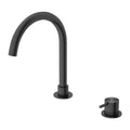 NERO MECCA Hob Basin Mixer Round Swivel Spout
