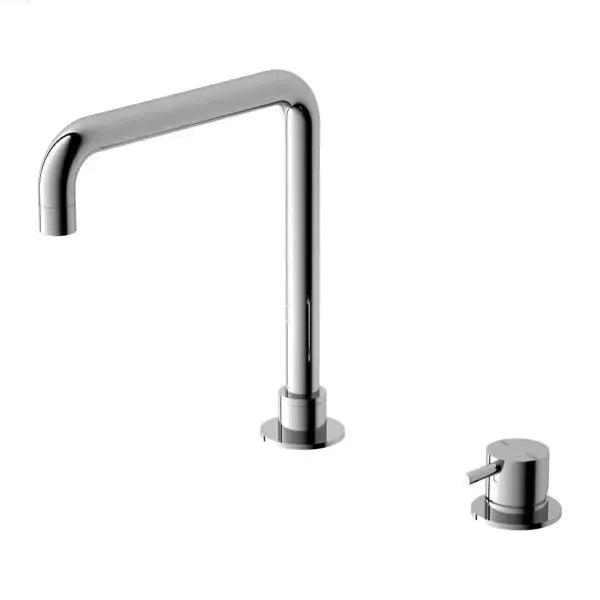 MECCA Hob Basin Mixer Square Swivel Spout