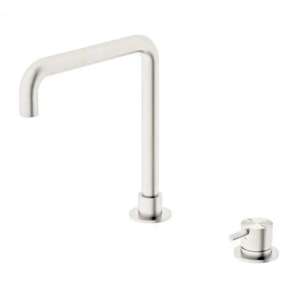 MECCA Hob Basin Mixer Square Swivel Spout