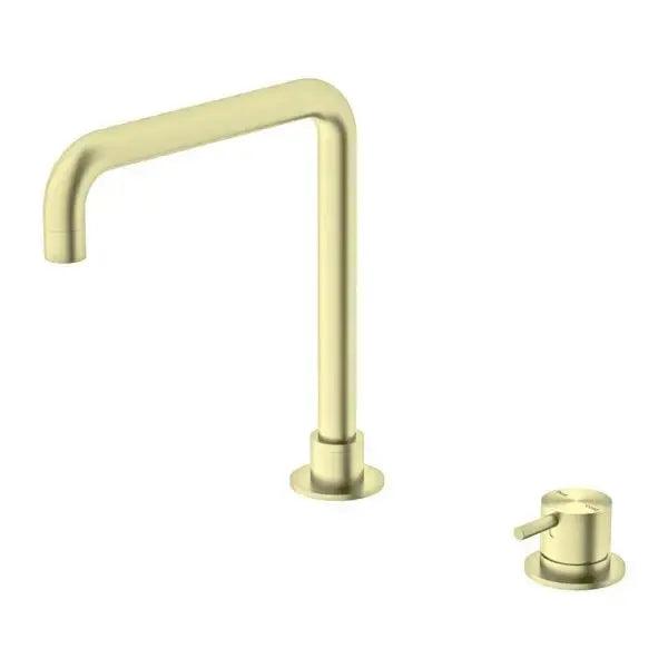 MECCA Hob Basin Mixer Square Swivel Spout