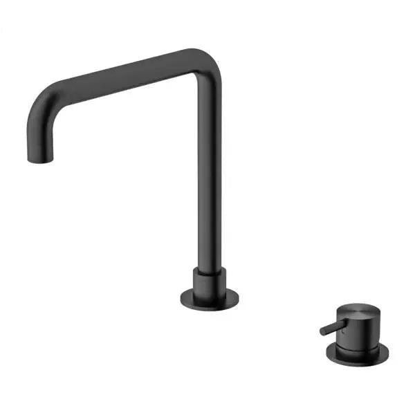 MECCA Hob Basin Mixer Square Swivel Spout