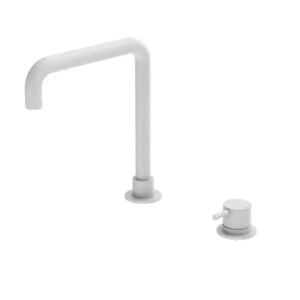 MECCA Hob Basin Mixer Square Swivel Spout