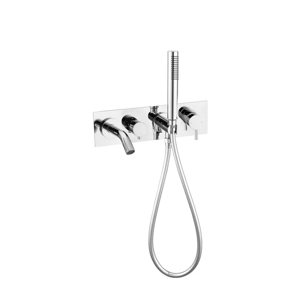 NERO MECCA Wall Mount Bath Mixer with Hand Shower