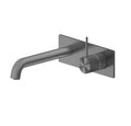 NERO MECCA WALL BASIN/BATH MIXER HANDLE UP 120/160/185/230/260MM