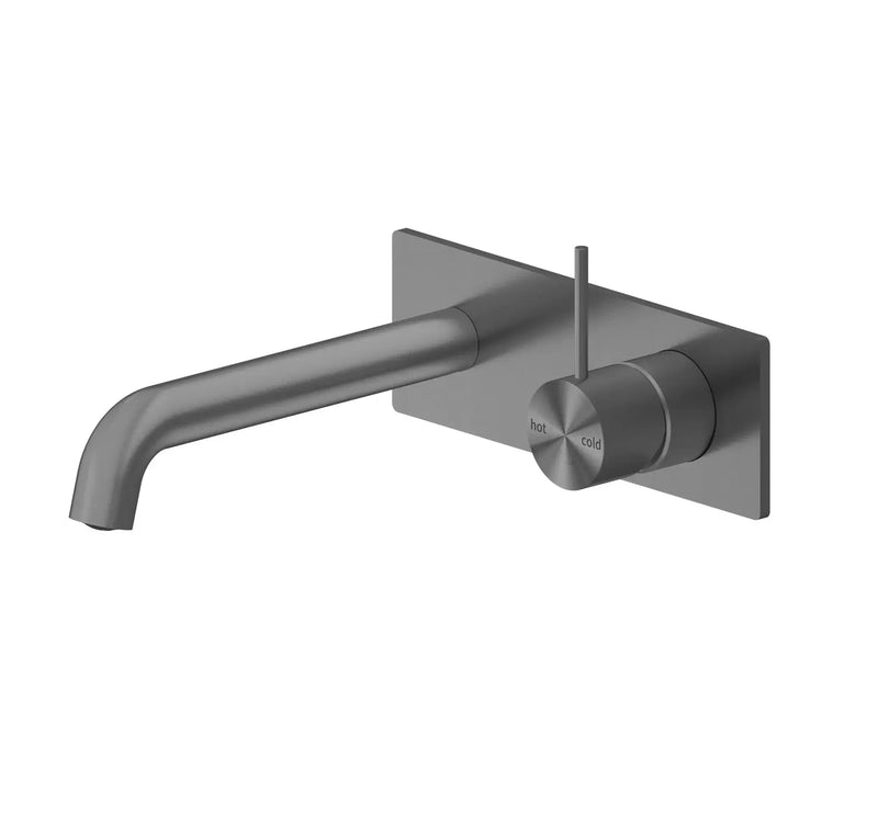 NERO MECCA WALL BASIN/BATH MIXER HANDLE UP 120/160/185/230/260MM