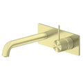NERO MECCA WALL BASIN/BATH MIXER HANDLE UP 120/160/185/230/260MM