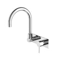 NERO MECCA Wall Basin/Bath  Mixer Swivel Spout - Handle Down