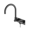 NERO MECCA Wall Basin/Bath  Mixer Swivel Spout - Handle Down