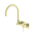 NERO MECCA Wall Basin/Bath  Mixer Swivel Spout - Handle Down