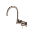 NERO MECCA Wall Basin/Bath  Mixer Swivel Spout - Handle Down