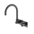 Nero MECCA Wall Basin/Bath Mixer Swivel Spout - Handle Up