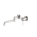 NERO MECCA Wall Basin/Bath Mixers Swivel spout 225mm