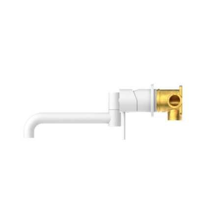 NERO MECCA Wall Basin/Bath Mixers Swivel spout 225mm