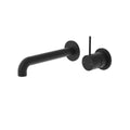 NERO MECCA WALL BASIN/BATH MIXER SEPARATE BACK PLATE HANDLE UP