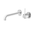 NERO MECCA WALL BASIN/BATH MIXER SEPARATE BACK PLATE HANDLE UP
