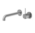 NERO MECCA WALL BASIN/BATH MIXER SEPARATE BACK PLATE HANDLE UP