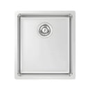 ABEY MONTEGO SINGLE BOWL KITCHEN SINK STAINLESS STEEL 400MM