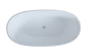 POSEIDON STELLA FREE STANDING BATHTUB MATTE WHITE (AVAILABLE IN 1500MM AND 1700MM)