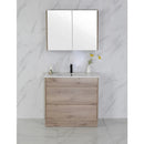 Aulic Max Timber Look Free Standing Vanity 600mm