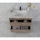 Aulic Max Timber Look Free Standing Vanity 600mm