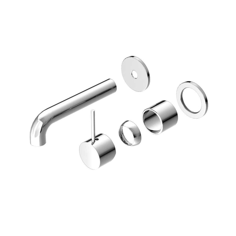 NERO Mecca Wall Basin/Bath Mixer Seperate Back Plate Handle up Trim Kits Only