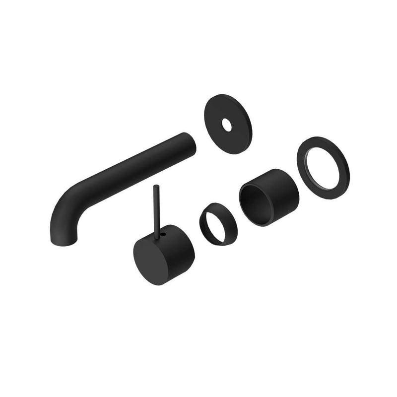 NERO Mecca Wall Basin/Bath Mixer Seperate Back Plate Handle up Trim Kits Only