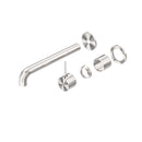 NERO Mecca Wall Basin/Bath Mixer Seperate Back Plate Handle up Trim Kits Only