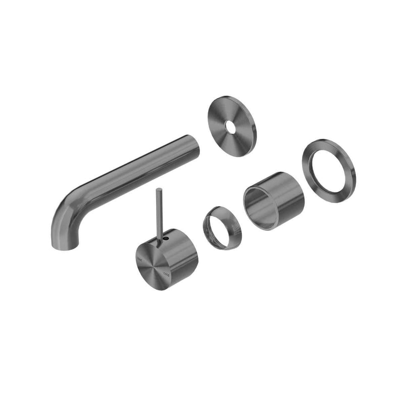 NERO Mecca Wall Basin/Bath Mixer Seperate Back Plate Handle up Trim Kits Only