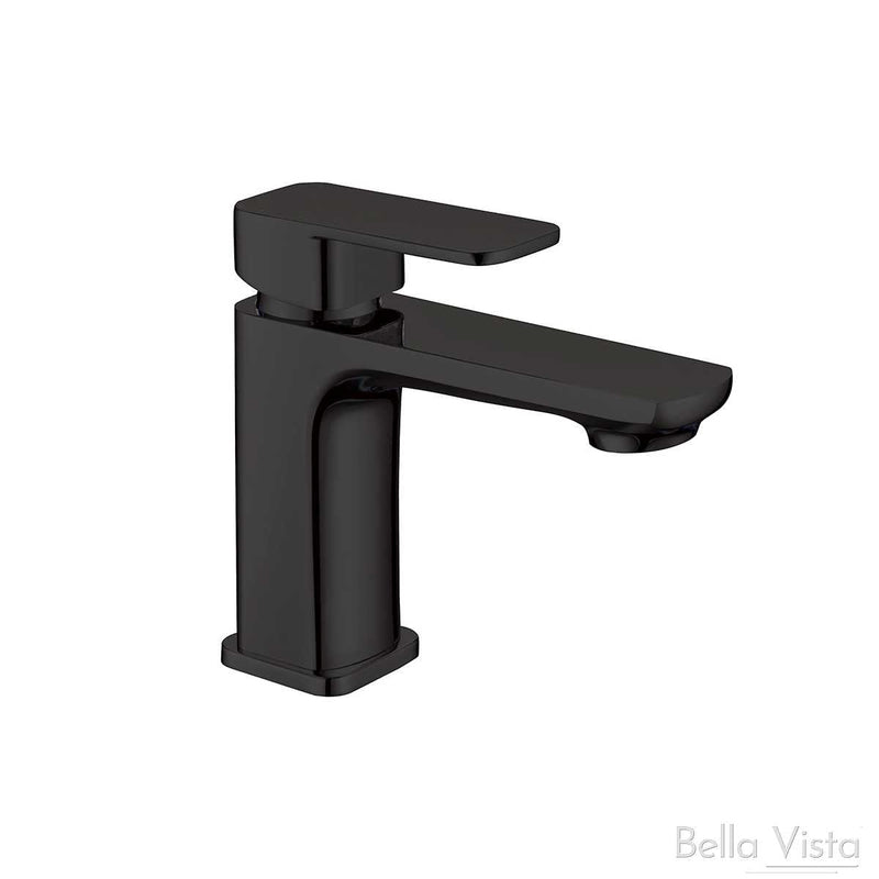 Bella Vista Mia Basin Mixer - Chrome / Matte Black
