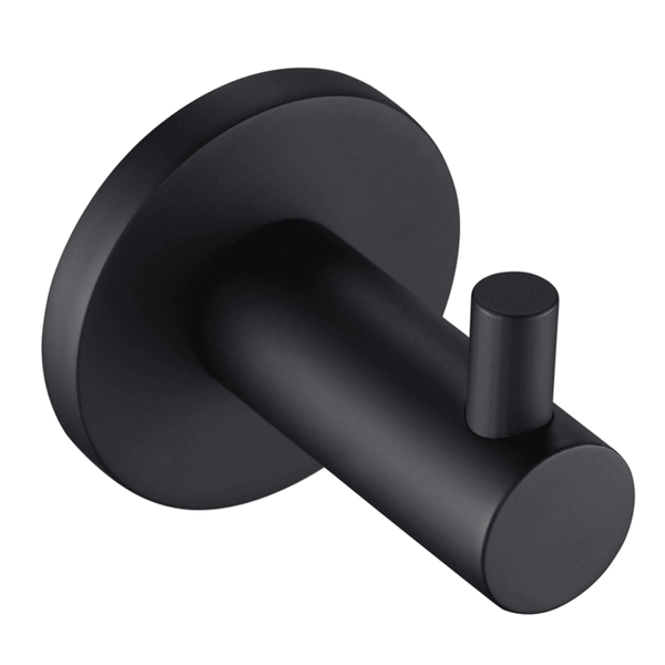 Bella Vista Mica Matte Black Robe Hook