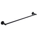 Bella Vista Mica Matte Black Single Towel Rail - 800mm