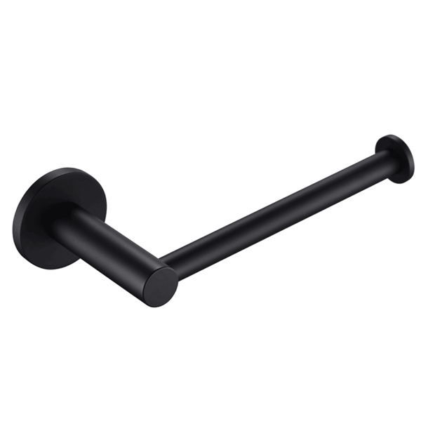 Bella Vista Mica Matte Black Toilet Paper Holder