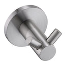 Bella Vista Mica Brushed Nickel Double Robe Hook
