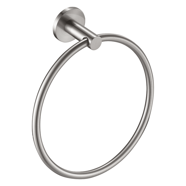 Bella Vista Mica Brushed Nickel Hand Towel Ring