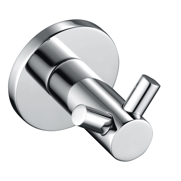 Bella Vista Mica Chrome Double Robe Hook