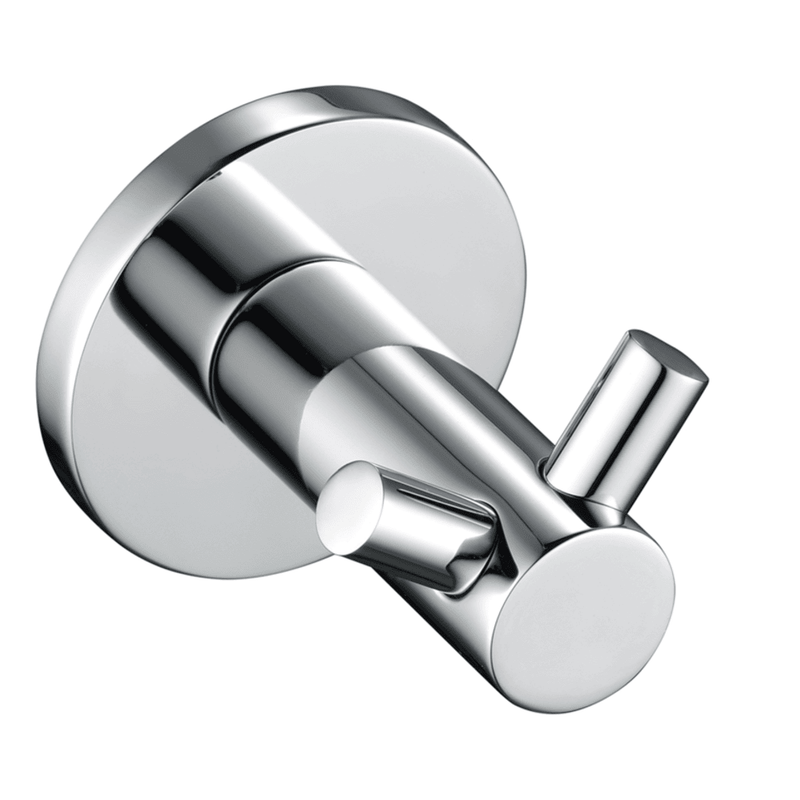 Bella Vista Mica Chrome Double Robe Hook