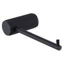 Bella Vista Mica Fluted Matte Black Toilet Paper Holder