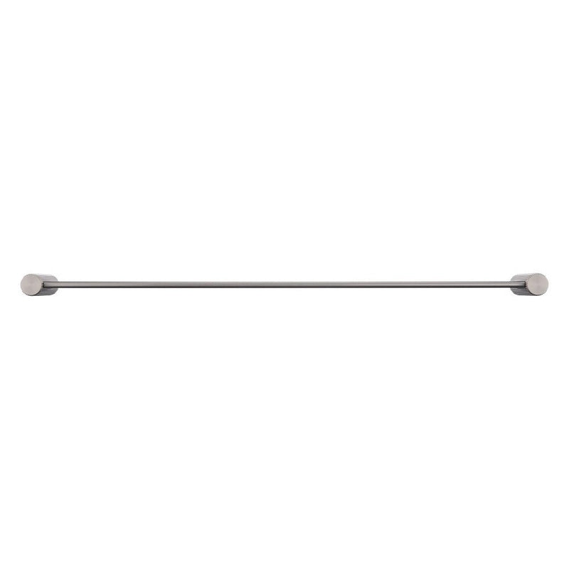 Bella Vista Mica Fluted Brushed Nickel Double Towel Rail - 800mm