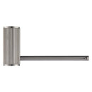 Bella Vista Mica Fluted Brushed Nickel Toilet Paper Holder