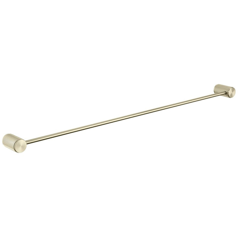 Bella Vista Mica Fluted French Gold Single Towel Rail - 800mm