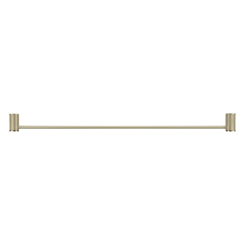 Bella Vista Mica Fluted French Gold Single Towel Rail - 800mm