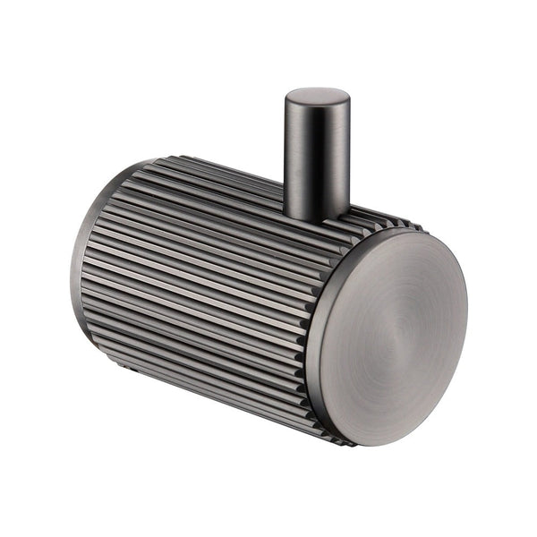 Bella Vista Mica Fluted Gun Metal Robe Hook