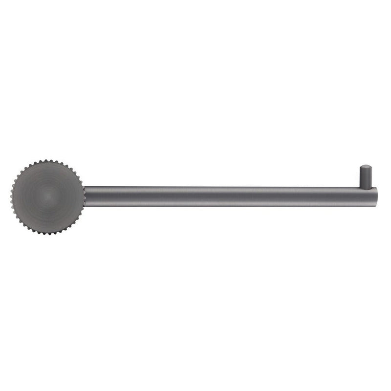 Bella Vista Mica Fluted Gun Metal Toilet Paper Holder