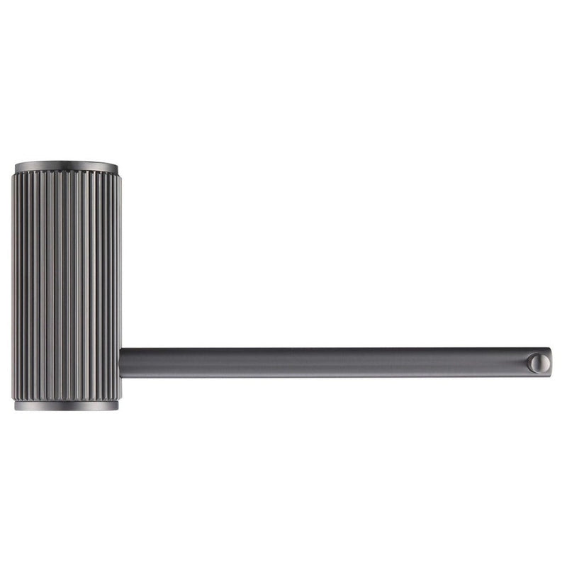 Bella Vista Mica Fluted Gun Metal Toilet Paper Holder