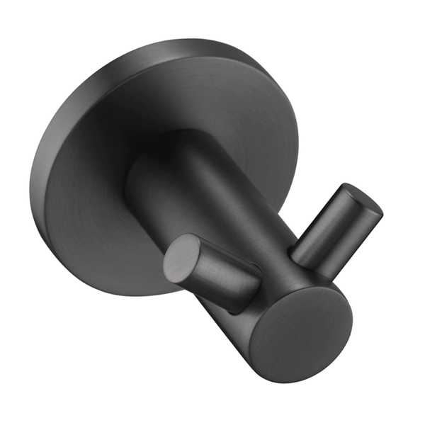 Bella Vista Mica Gun Metal Double Robe Hook